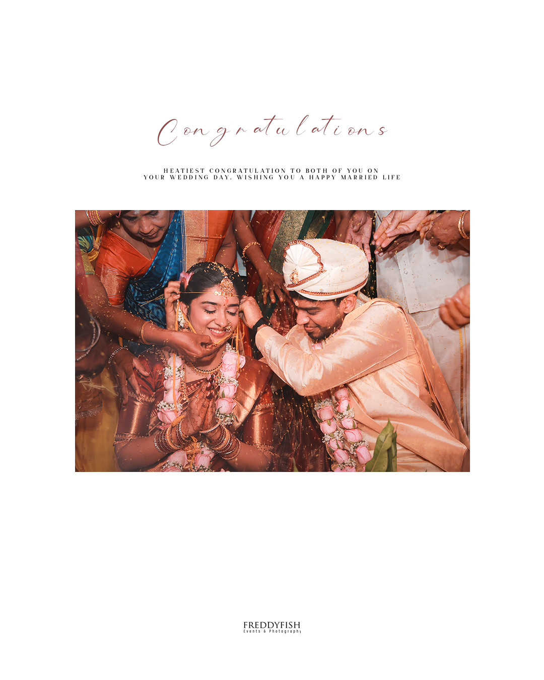 Candid Wedding Frame - Wedding photography by Freddyfish Events and Photography Coimbatore